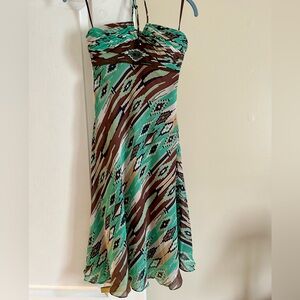 BCBG Max Azria Halter Dress - 100% Silk - NWT